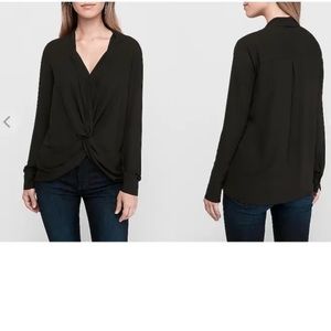 Express twist front blouse, size medium
